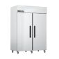 Xtra XR1300H Medium Duty 1300 Ltr Upright Double Door Stainless Steel Fridge