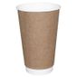 GP440 Double Wall Coffee Cups Brown 340ml (Pack of 500)