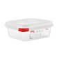 GL264 Polypropylene 1/6 Gastronorm Food Containers 1.1Ltr with Lid (Pack of 4)
