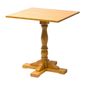 FT498 Oxford Soft Oak Pedestal Square Table 700x700mm