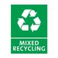 FX196 Mixed Recycling Label