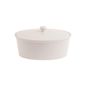 Whiteware CB712 Oval Casserole Dish with Lid 2.2 Ltr