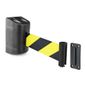 FB111 Wall Mounted Black Plastic Retractable Barrier Tape 2m