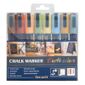 GM269 6mm Liquid Chalk Pens Assorted Earth Colours (Pack of 8)