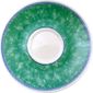 New Horizons W025 Marble Border Cappuccino Saucers Green 170mm