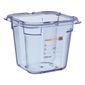 GP572 ABS Food Storage Container Blue GN 1/6 150mm