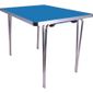 DM608 Contour Folding Table Blue 3ft