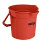 FU832 Red Graduated Bucket with Pouring Lip 10Ltr