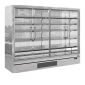 GALAXY+ GP26FGDSS 2580mm Wide Stainless Steel Multideck Display Fridge With Full Glass Doors