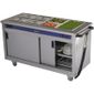 BM40MS 1600mm Wide Mobile Hot Cupboard With Bain Marie Top