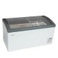 FOCUS 131 352 Ltr White Display Chest Freezer With Curved Glass Lid