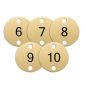 DY775 Table Numbers Bronze (6-10) (Pack of 5)