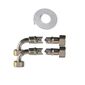 AF709 15mm Water Softener Installation Hose Kit 1000mm Hoses