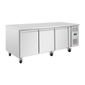 U-Series UA084 634 Ltr 3 Door Stainless Steel Refrigerated Prep Counter