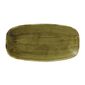 Plume FJ935 Olive Chefs' Oblong Plate No. 4 13 7/8 x 7 3/8 " (Box 6)