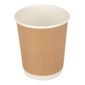 GP439 Double Wall Coffee Cups Brown 227ml (Pack of 500)