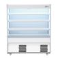 Gem R150-WCN 1510mm Wide White Slimline Multideck Display Fridge With Nightblind