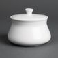 Classic White CG053 Sugar Bowls with Lids (Pack of 12)