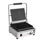 DY995 Electric Single Contact Panini Grill - Ribbed Top & Bottom
