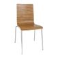 GR344 Square Back Side Chair Zebrano (Pack of 4)