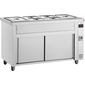 MHV714 1410mm Wide Hot Cupboard With Wet Heat Bain Marie Top