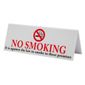 CZ426 No Smoking Table Sign Plastic
