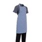 A554 Bib Apron Blue & White Check
