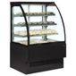 EVO902 900mm Wide Curved Glass Patisserie Serve Over Counter Display Fridge