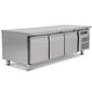 SNC3 317 Ltr 3 Door Stainless Steel Refrigerated Chef Base