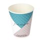 Pause FB588 Double Wall Disposable Coffee Cups White & Turquoise 340ml (Pack of 740)