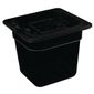 U469 Polycarbonate 1/6 Gastronorm Container 65mm Black