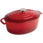 GH313 Red Oval Casserole Dish 5Ltr