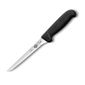CW457 Fibrox Narrow Curved Flexible Blade Boning Knife Black 5.9"