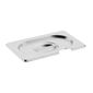 CB176 Stainless Steel 1/9 Gastronorm Notched Tray Lid