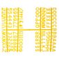 CZ610 12mm Letter Set (660 characters) Yellow