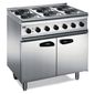 Silverlink 600 ESLR9C/SPH Electric 6 Plate Fan-Assisted Oven Range (Castors at Rear) - Single Phase Hardwired