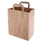CF591 Recyclable Brown Paper Carrier Bags Medium (Pack of 250)