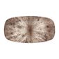 Studio Prints Stone DW395 Rectangular Plates Zircon Brown 189 x 355mm (Pack of 6)