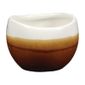 DY169 Monochrome Bulb Dip Pots Cinnamon Brown 70ml
