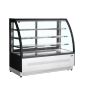LPD1200C 1205mm Wide Curved Glass Patisserie Serve Over Counter Display Fridge