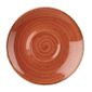 DK550 Round Cappuccino Saucers Spiced Orange 158mm (Pack of 12)