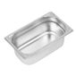 DW447 Heavy Duty Stainless Steel 1/4 Gastronorm Tray 100mm