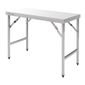 CB905 1200w x 600d mm Stainless Steel Folding Table