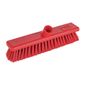 DN830 Hygiene Broom Soft Bristle Red 12"