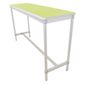 DG130-BG Enviro Indoor Bright Green Rectangle Poseur Table 1800mm
