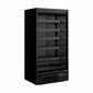 GALAXY+ GP10 BLACK 1018mm Wide Black Multideck Display Fridge With Nightblind