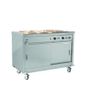 MSB15 1590mm Wide Mobile Hot Cupboard With Bain Marie Top
