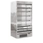 GALAXY+ GP10SS 1018mm Wide Stainless Steel Multideck Display Fridge With Nightblind