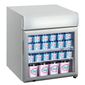 UF50GCP 50 Ltr Countertop Single Glass Door White Display Freezer