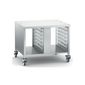 60.31.104 6-2/1 & 10-2/1 Combination Oven Stand II (Mobile with Castors) with mounting rails, side panels and top panel